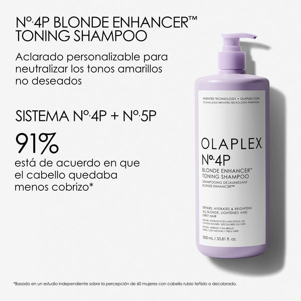 Nº.4P BLONDE ENHANCER™ TONING SHAMPOO LITRE